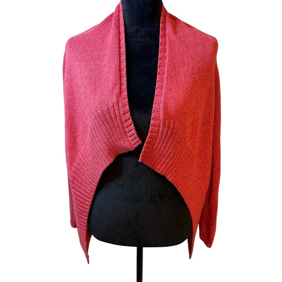 Soft Surroundings Rose Open-Front Sweater - Picture 2 of 6